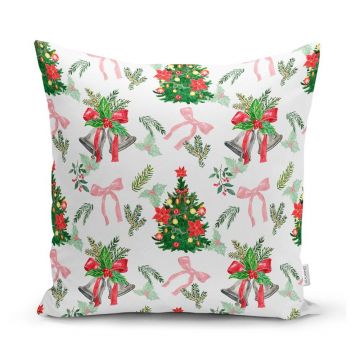 Față de pernă 43x43 cm cu model de Crăciun – Mila Home Față de pernă 43x43 cm cu model de Crăciun – Mila Home