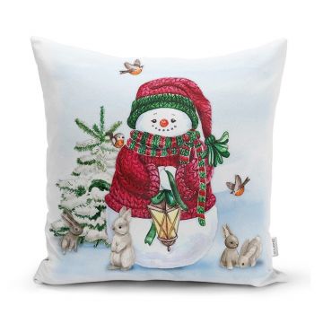 Față de pernă 43x43 cm cu model de Crăciun – Mila Home Față de pernă 43x43 cm cu model de Crăciun – Mila Home