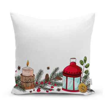 Față de pernă 43x43 cm cu model de Crăciun – Mila Home Față de pernă 43x43 cm cu model de Crăciun – Mila Home