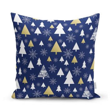 Față de pernă 43x43 cm cu model de Crăciun – Mila Home Față de pernă 43x43 cm cu model de Crăciun – Mila Home
