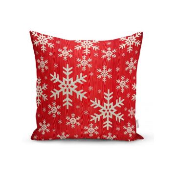 Față de pernă 43x43 cm Snowflakes – Mila Home Față de pernă 43x43 cm Snowflakes – Mila Home