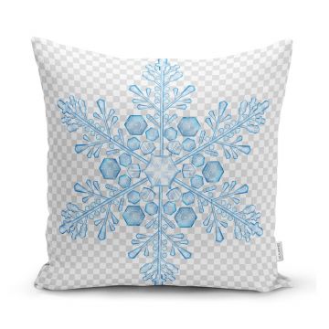 Față de pernă 43x43 cm Snowflakes – Mila Home Față de pernă 43x43 cm Snowflakes – Mila Home