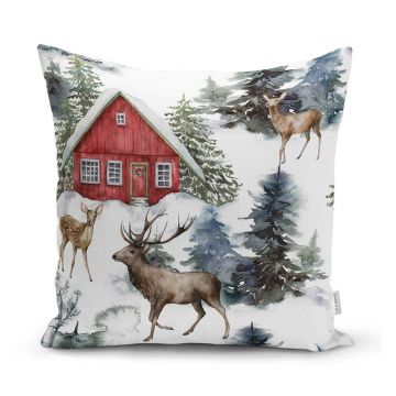 Față de pernă 43x43 cm Winter Scenery – Mila Home Față de pernă 43x43 cm Winter Scenery – Mila Home