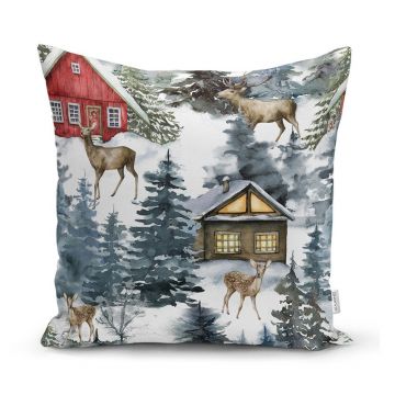 Față de pernă 43x43 cm Winter Scenery – Mila Home Față de pernă 43x43 cm Winter Scenery – Mila Home