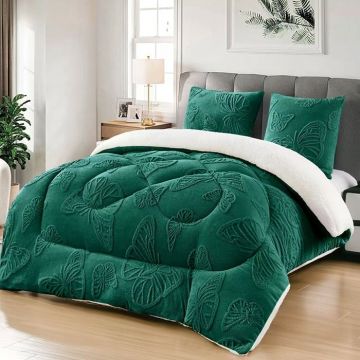 Pilota Cocolino Groasa cu Blanita Buffy V34 Verde 4.5kg, 200x230 Pilota Cocolino Groasa cu Blanita Buffy V34 Verde 4.5kg, 200x230