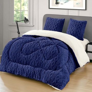 Pilota Cocolino Groasa cu Blanita Wave V21 Albastru, 4.5kg, 200x230 Pilota Cocolino Groasa cu Blanita Wave V21 Albastru, 4.5kg, 200x230