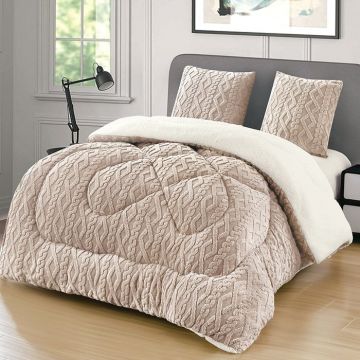 Pilota Cocolino Groasa cu Blanita Wave V22 Bej, 4.5kg, 200x230 Pilota Cocolino Groasa cu Blanita Wave V22 Bej, 4.5kg, 200x230
