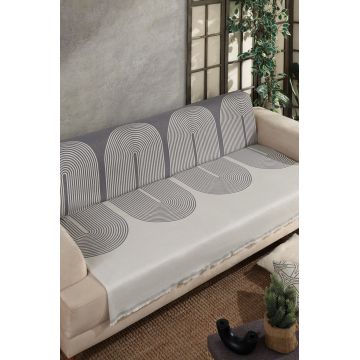 Cuvertura de pat, L'essentiel Maison, Esta, Antracit Cuvertura de pat, L'essentiel Maison, Esta, Antracit