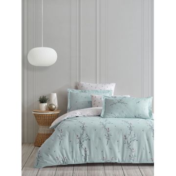 Lenjerie de pat pentru o persoana, L'essentiel Maison, Mayda, Verde / Alb / Roz / Mentă Lenjerie de pat pentru o persoana, L'essentiel Maison, Mayda, Verde / Alb / Roz / Mentă