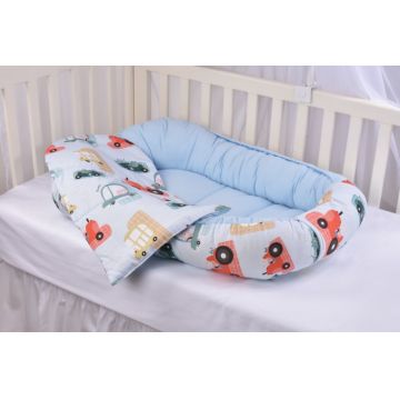 Babynest model masinute bleu