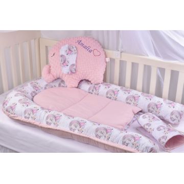 Babynest model unicorni roz pal