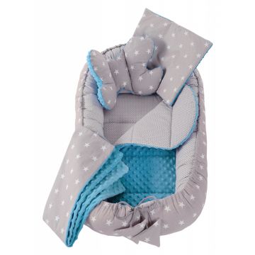 Set 5 in 1 Nichiduta Babynest Minky Turquoise