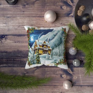 Perna, NYXMAS079, 43x43 cm, 50% bumbac / 50% poliester, Multicolor