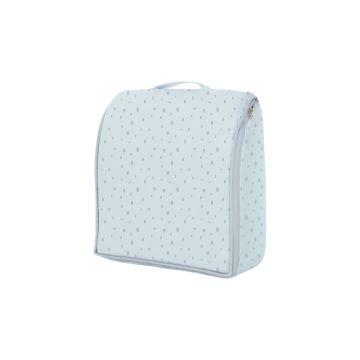 Salteluta KikkaBoo 2in1 tip patut portabil si rucsac pentru bebelusi Blue Dots