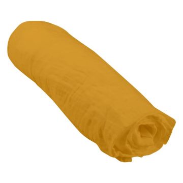 Cearceaf pentru copii din muselină pentru pătuț cu elastic 60x120 cm – Bébé Douceur