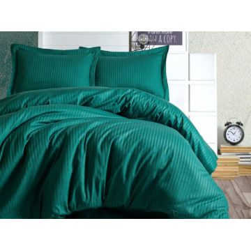 Lenjerie Elegant Stripe Petrol (Satin Deluxe)