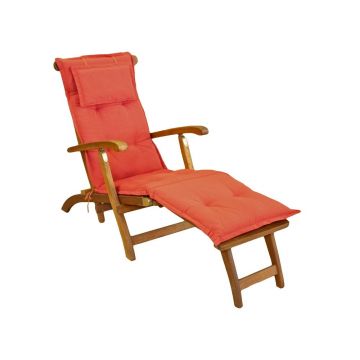 Pernă pentru scaun de grădină cărămizie pentru șezlong 48x175 cm Bristol – Sun Garden