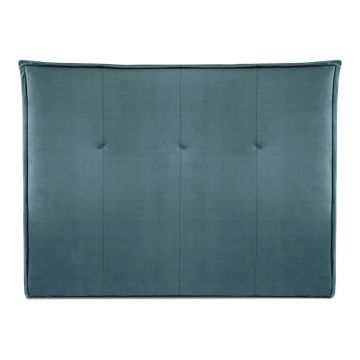 Tăblie de pat albastru petrol 140x120 cm Monica – Milo Casa