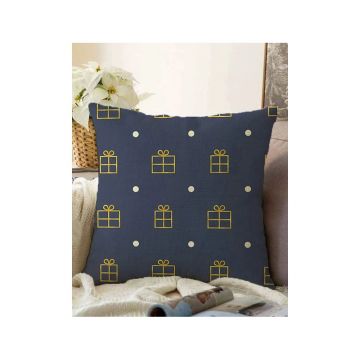 Față de pernă 43x43 cm cu model de Crăciun – Mila Home