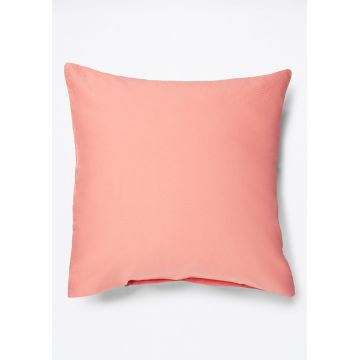 Fata de perna Marc O`Polo Washed Linen 40x40cm roz coral