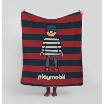 Pătură pentru copii din microfibră 130x130 cm Stripes – Playmobil