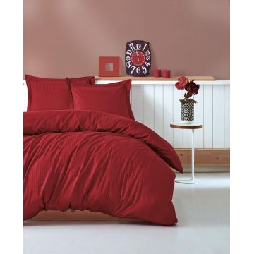 Set Lenjerie de pat double Red Bed, 200 x 220 cm