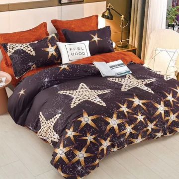 Lenjerie cu Elastic 180x200 Starlight (Bumbac Satinat)