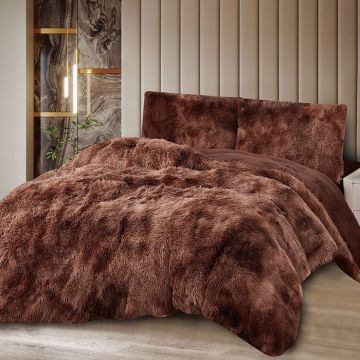 Lenjerie Cocolino Fluffy V12 cu elastic 180x200, 4 Piese (Cocolino)