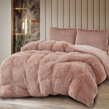 Lenjerie Cocolino Fluffy V15 cu elastic 180x200, 4 Piese (Cocolino)