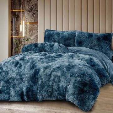 Lenjerie Cocolino Fluffy V17 cu elastic 180x200, 4 Piese (Cocolino)