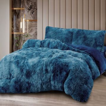 Lenjerie Cocolino Fluffy V18 cu elastic 180x200, 4 Piese (Cocolino)