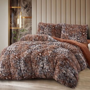 Lenjerie Cocolino Fluffy V23 cu elastic 180x200, 4 Piese (Cocolino)