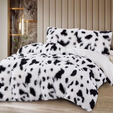 Lenjerie Cocolino Fluffy V25 cu elastic 180x200, 4 Piese (Cocolino)