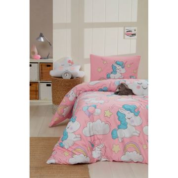 Lenjerie de pat pentru copii pentru pat dublu 200x200 cm Unicornio – Mijolnir