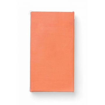 Cearceaf cu elastic, Bocioland, Pentru patut, Din 100% bumbac jersey, 120x60 cm, 0 luni+, Coral