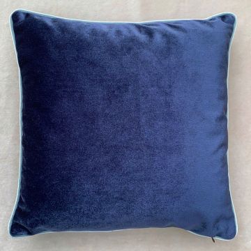 Set perne decorative , Blue House Pillow Set With İnsert, 20% in, 80% poliester, Turcoaz / Gri / Bleumarin / Crem