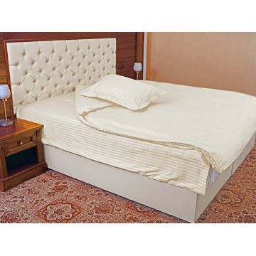 Lenjerie 1 Persoana Vianna Cream (Bumbac 100%)