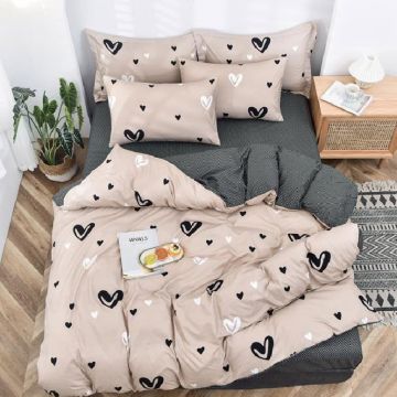 Lenjerie cu Elastic 180x200 Lovea (Bumbac Satinat)