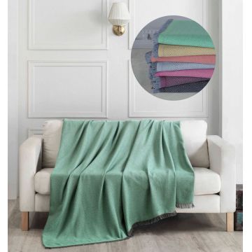 Cuvertura de pat, Elite - Green, DC Home, Bumbac Cuvertura de pat, Elite - Green, DC Home, Bumbac