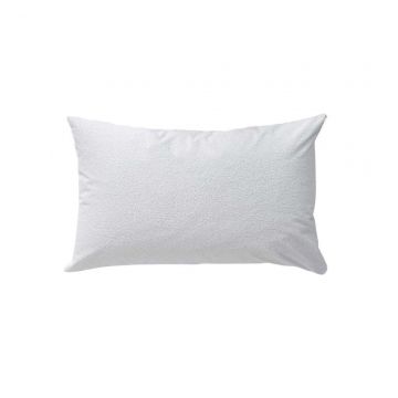 Husa perna impermeabila din frotir bumbac cu fermoar, 50x70 cm Husa perna impermeabila din frotir bumbac cu fermoar, 50x70 cm