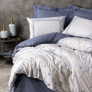 Lenjerie Nitsa Bleumarin (Bumbac 100%) Lenjerie Nitsa Bleumarin (Bumbac 100%)